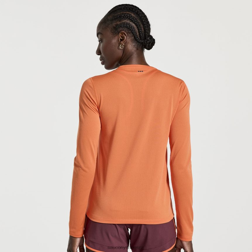 Saucony Stopwatch Long Sleeve TX0L64743 Ember