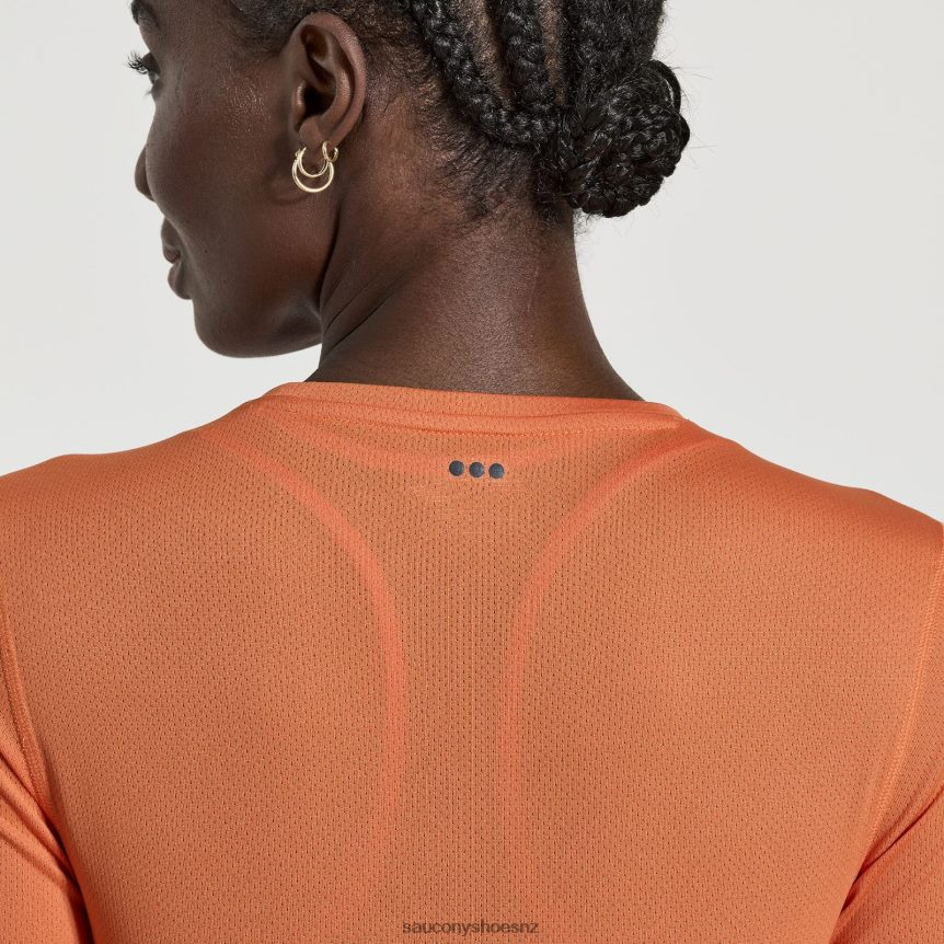 Saucony Stopwatch Long Sleeve TX0L64743 Ember