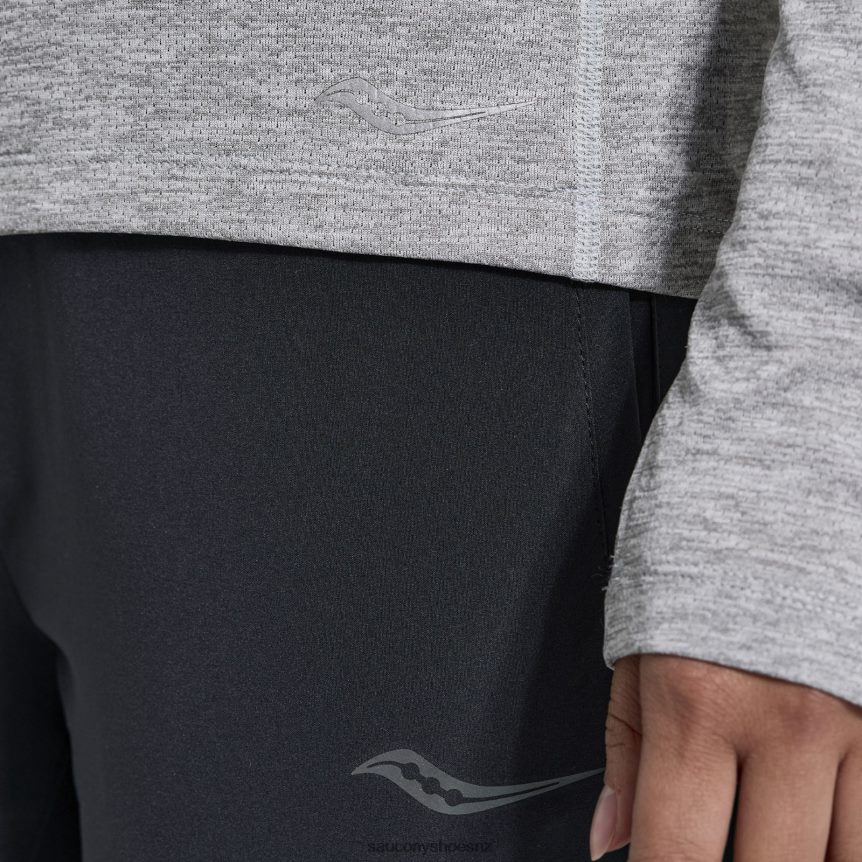 Saucony Stopwatch Long Sleeve TX0L64744 Light Grey Heather