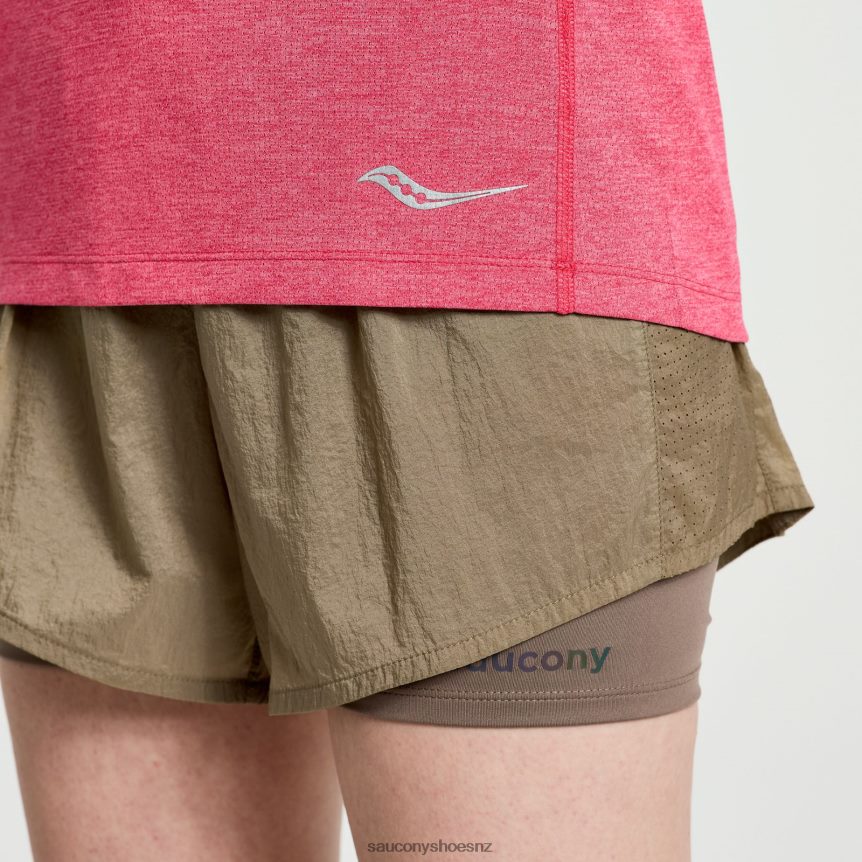 Saucony Stopwatch Long Sleeve TX0L64746 Rose Heather