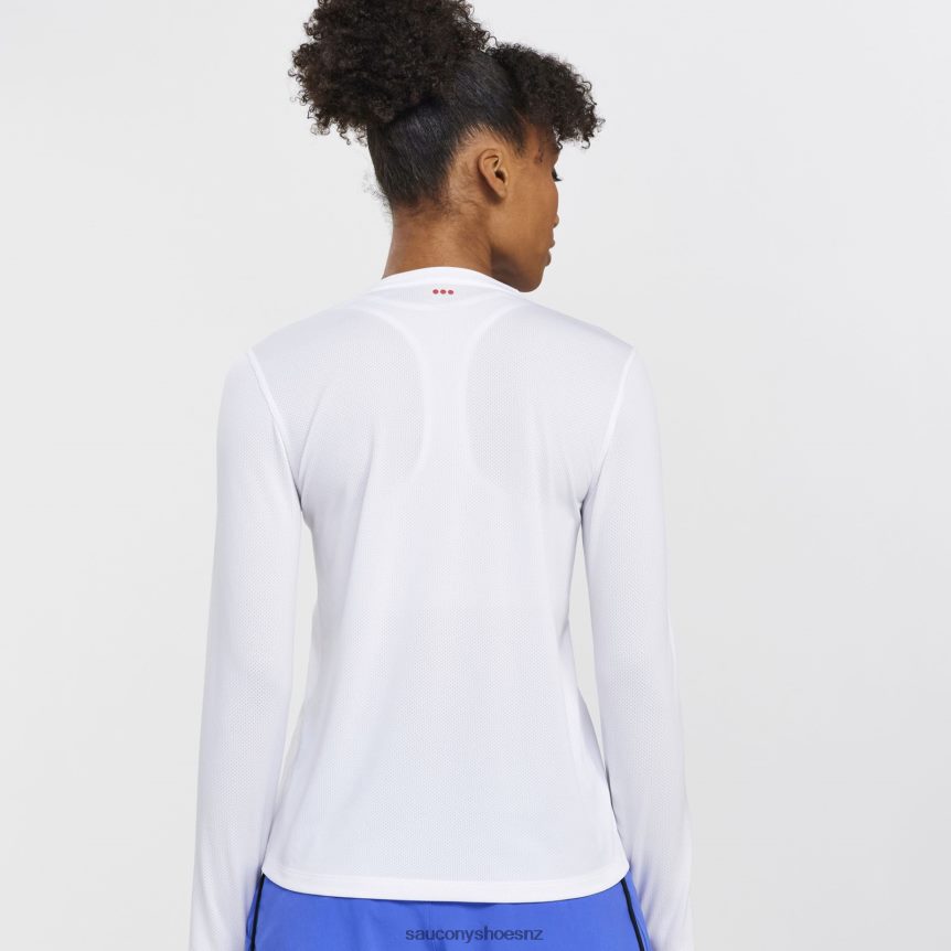 Saucony Stopwatch Long Sleeve TX0L64748 White