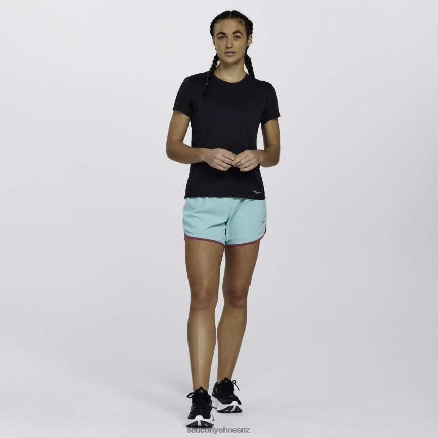 Saucony Stopwatch Short Sleeve TX0L64729 Black
