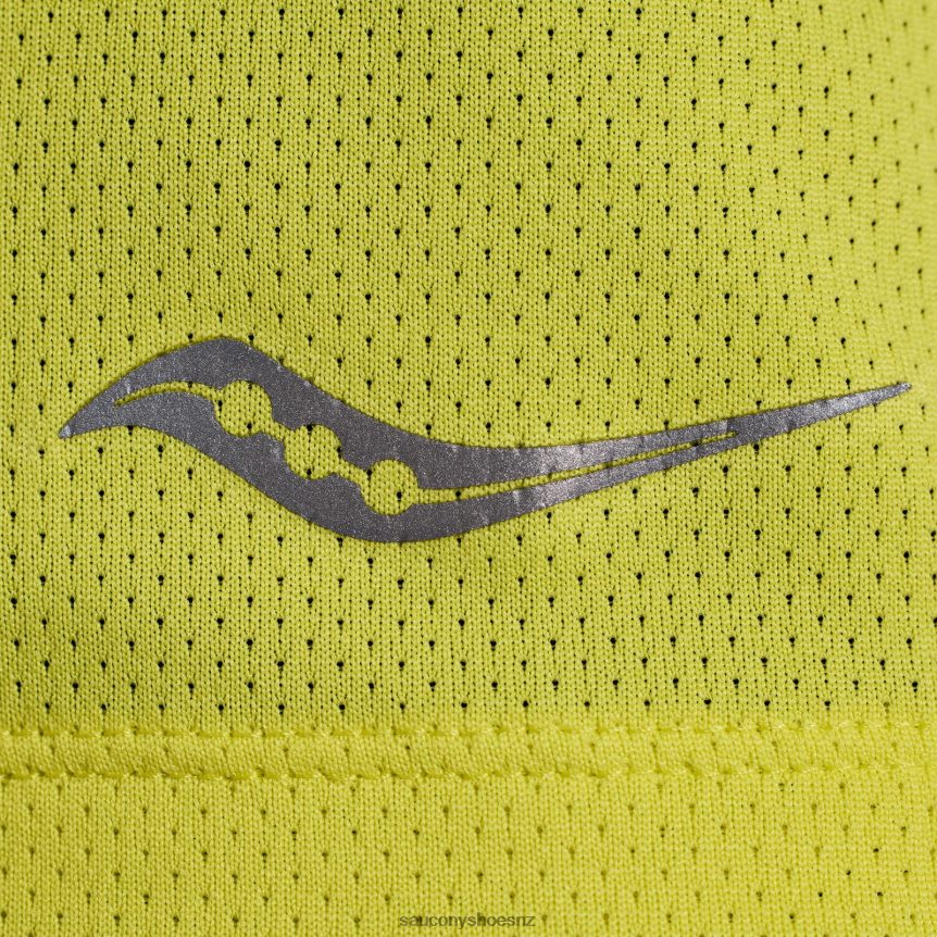 Saucony Stopwatch Short Sleeve TX0L64730 Citron