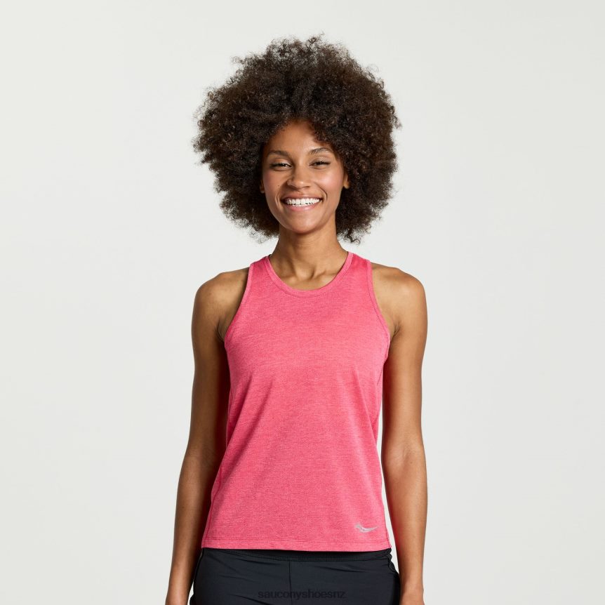 Saucony Stopwatch Singlet TX0L64716 Rose Heather
