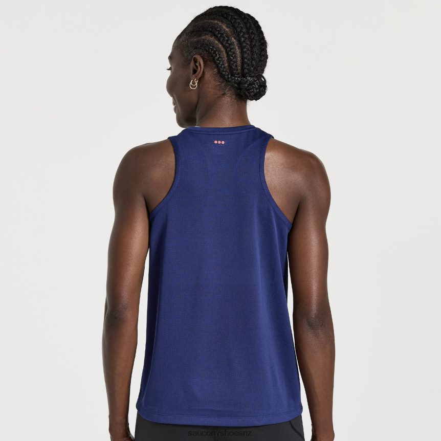 Saucony Stopwatch Singlet TX0L64721 Sodalite