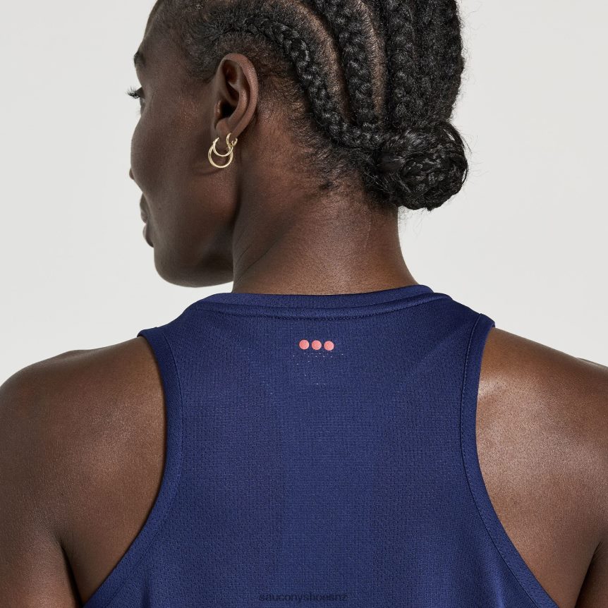 Saucony Stopwatch Singlet TX0L64721 Sodalite