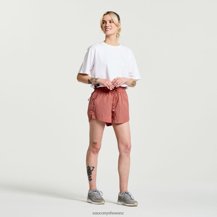 Saucony Unwind Crop Short Sleeve TX0L64767 White