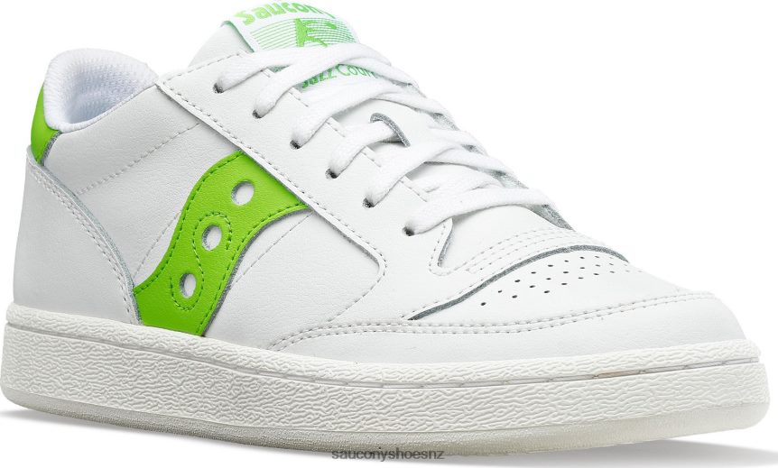 Saucony Jazz Court PU TX0L64688 White/Green