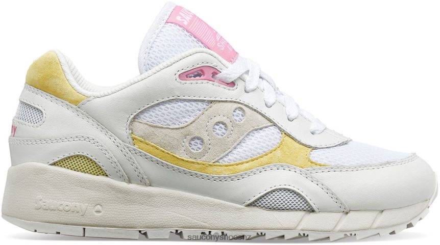 Saucony Shadow 6000 TX0L64708 White/Yellow/Pink