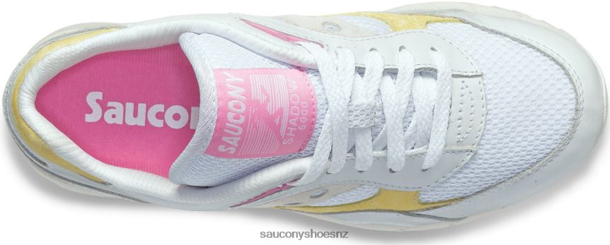 Saucony Shadow 6000 TX0L64708 White/Yellow/Pink