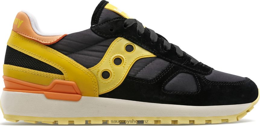 Saucony Shadow Original Soft and Shiny TX0L64705 Black/Yellow