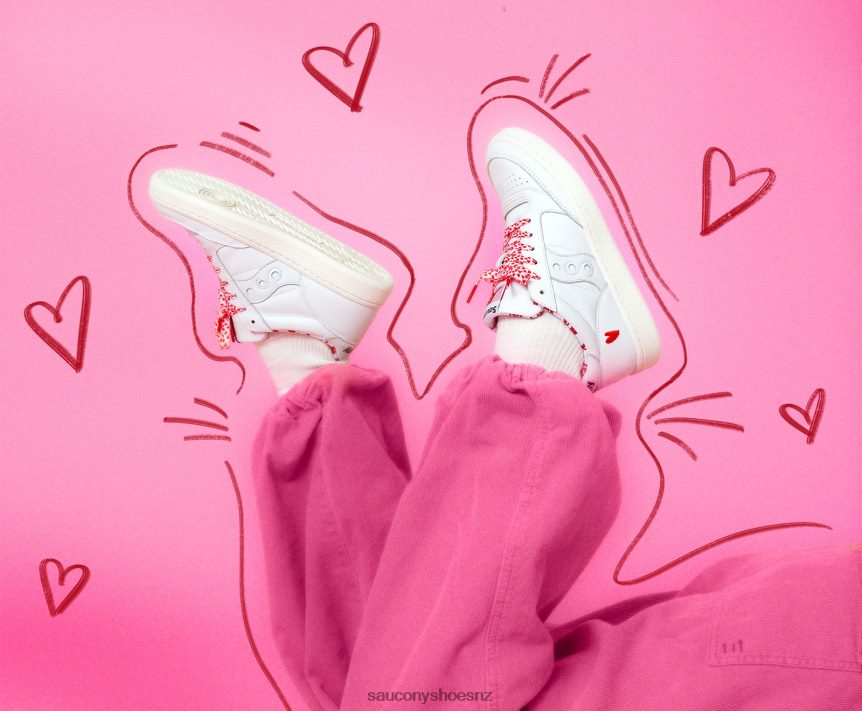 Saucony St. Valentine Jazz Court TX0L64704 White