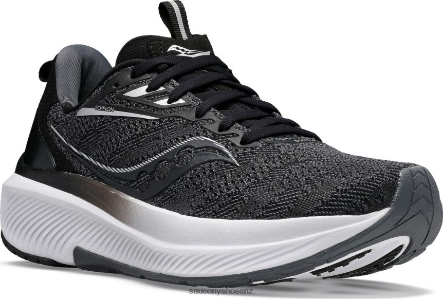 Saucony Echelon 9 Extra Wide TX0L64623 Black/White
