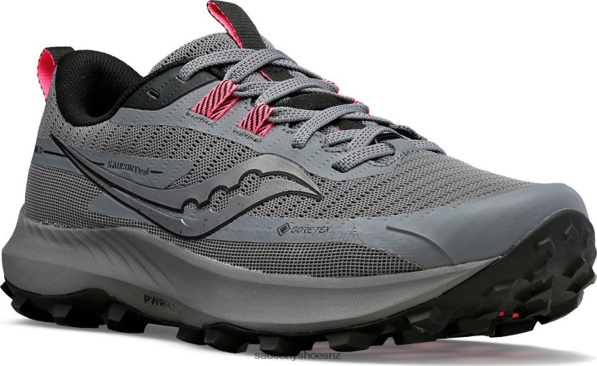 Saucony Peregrine 13 GTX TX0L64620 Gravel/Black