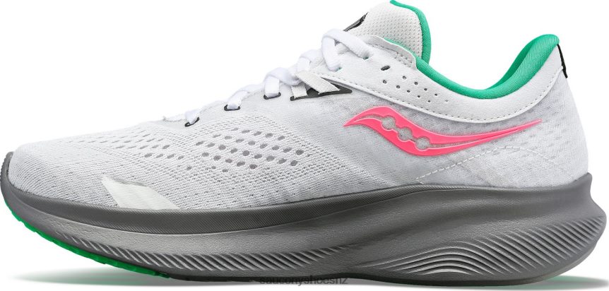 Saucony Ride 16 TX0L64509 White/Gravel