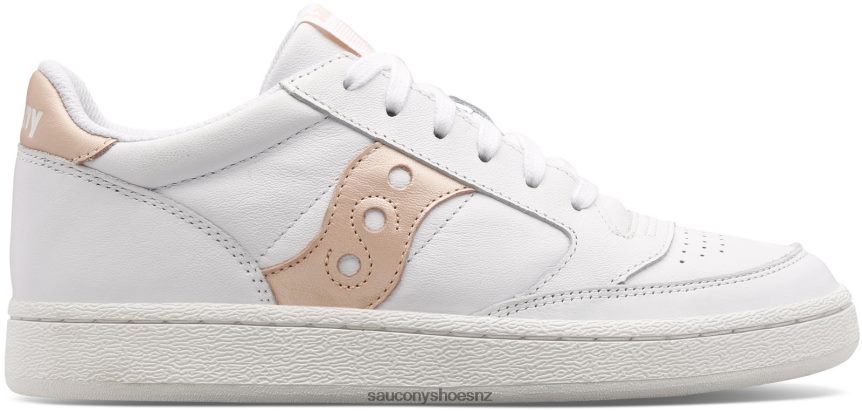 Saucony Jazz Court Metallic TX0L64660 White/Apricot