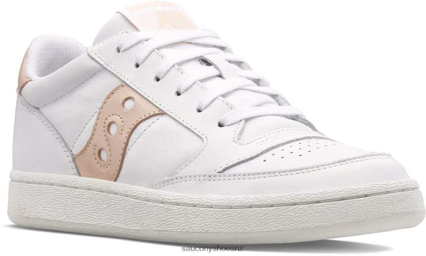 Saucony Jazz Court Metallic TX0L64660 White/Apricot