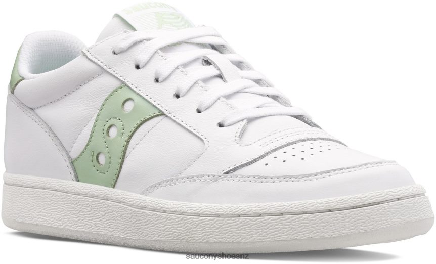 Saucony Jazz Court Metallic TX0L64662 White/Light Green