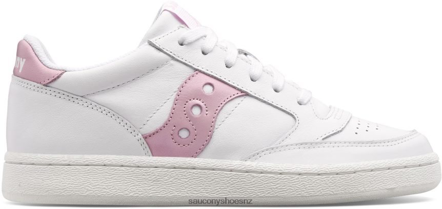 Saucony Jazz Court Metallic TX0L64663 White/Pink
