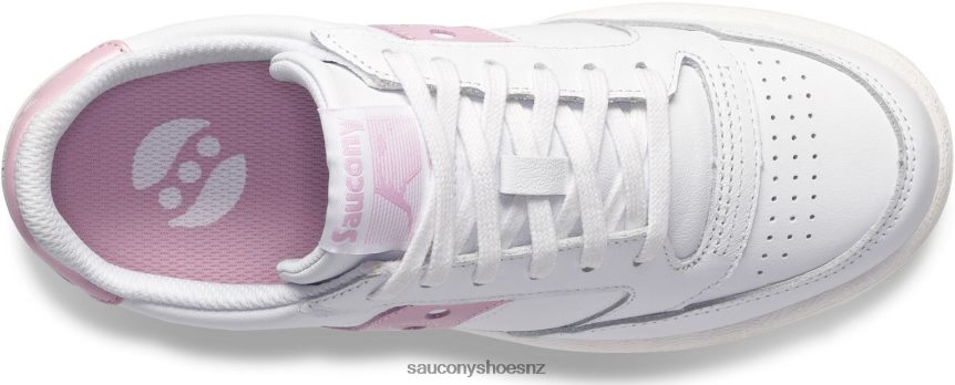 Saucony Jazz Court Metallic TX0L64663 White/Pink