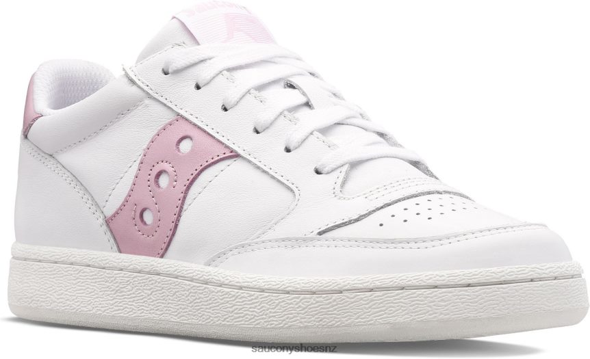 Saucony Jazz Court Metallic TX0L64663 White/Pink