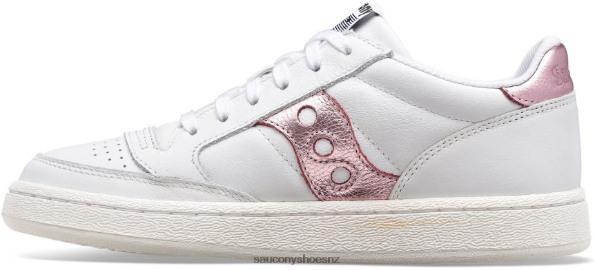 Saucony Jazz Court Metallic TX0L64664 White/Pink