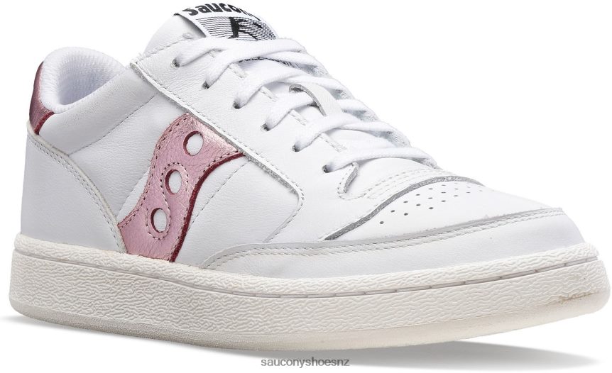 Saucony Jazz Court Metallic TX0L64664 White/Pink